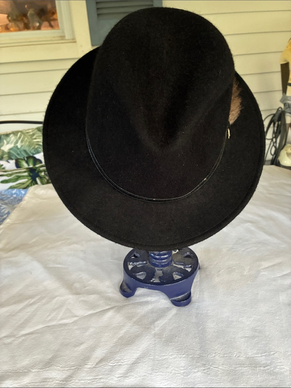 Target Men's Black Felt Fedora with Slim Band